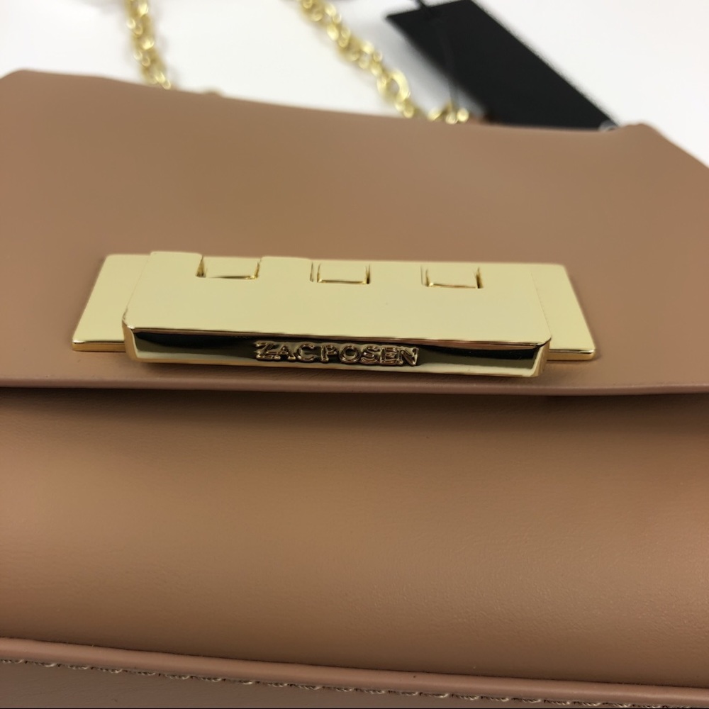 NWT ZAC Zac Posen Eartha Kit Mini Shoulder Bag Tan - Picture 4 of 8
